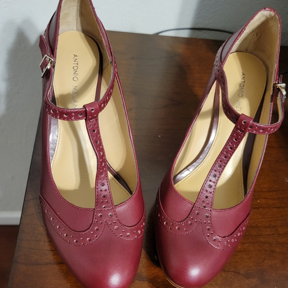 Antonio Melani T-Strap Heels
